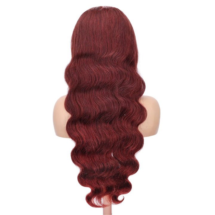 Kinnis Reddish Brown 5x5 HD Lace Frontal Body Wave Wig Pre-plucked Human Hair Wig