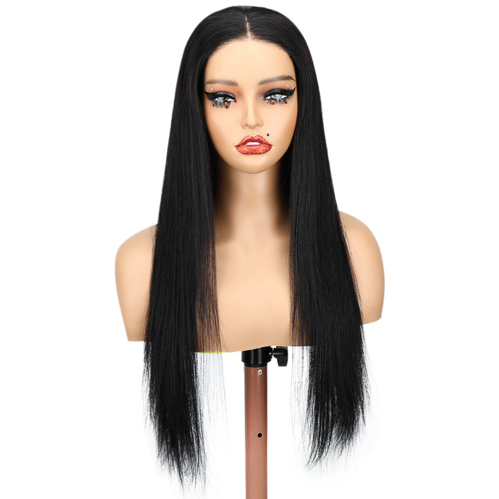 Kinnis Pre-Cut HD Glueless Wig Straight Wig 4x4 Lace Closure Human Hair Wig