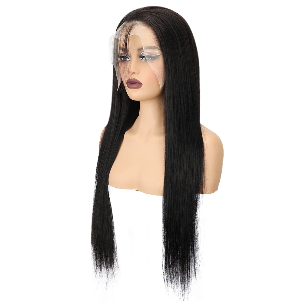 Kinnis Straight Hair 13x6 HD Lace Front Wig Pre Plucked Real HD Lace Human Hair Wig