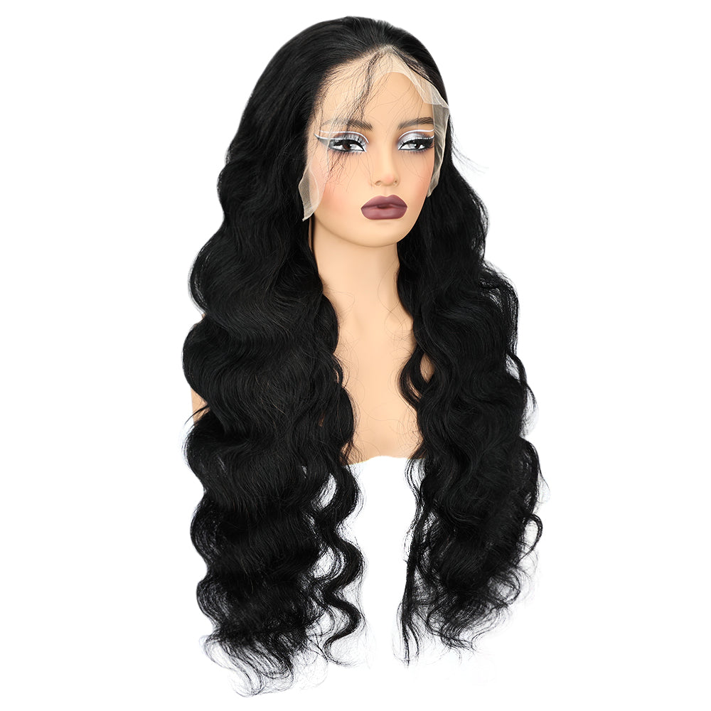 Kinnis Body Wave 13x4 HD Lace Front Wigs Pre Plucked Glueless HD Lace Frontal Wigs Natural Hairline