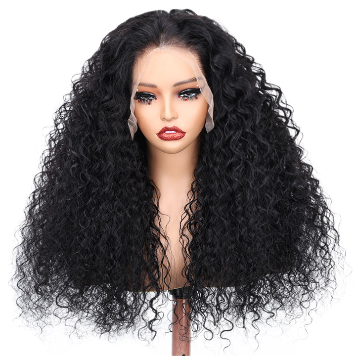 Kinnis 13x6 Full HD Lace Frontal Jerry Curly Pre-plucked Hairline Human Hair Wig