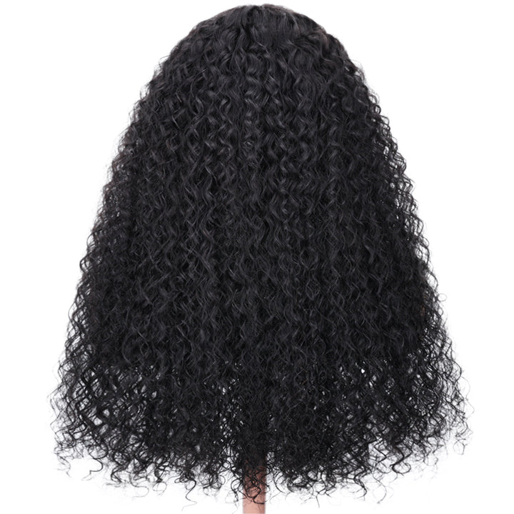 Kinnis Jerry Curly 5x5 HD Lace Closure Wigs Real Virgin Human Hair Glueless Wig