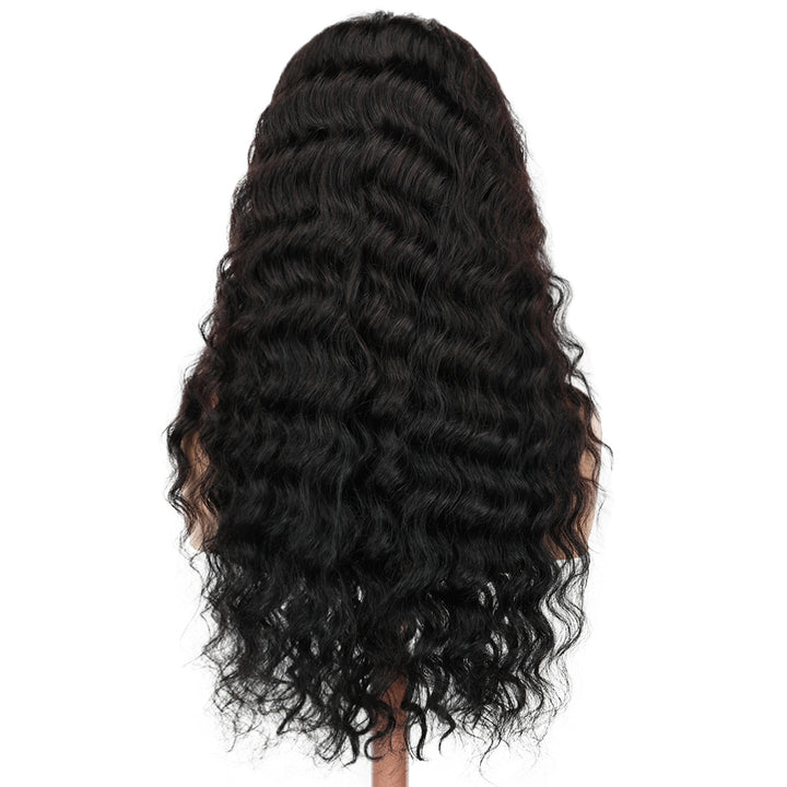 Kinnis Loose Deep Wave 13x6 HD Lace Frontal Pre-Plucked Human Hair Wig